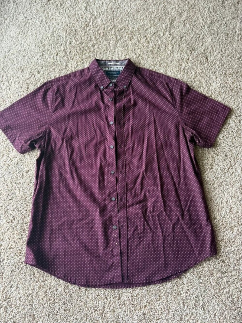 Short sleeve button up shirt